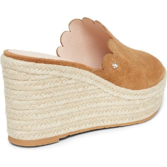 New Kate Spade Toby Scalloped Wedges - Picture 4 of 7
